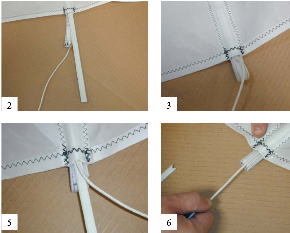BATTEN SET VELCRO JIB 16RACE