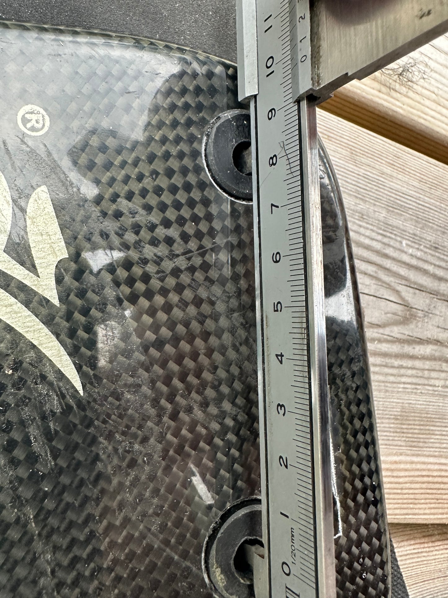 RUDDER BLADE TIGER, FX, PEARL, FOX - CARBON