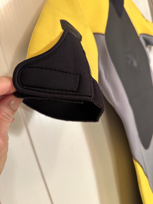 Våtdräkt steamer - gul och grå stl S