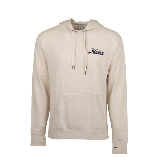 Hobie HOODIE m Zip - havre/vit