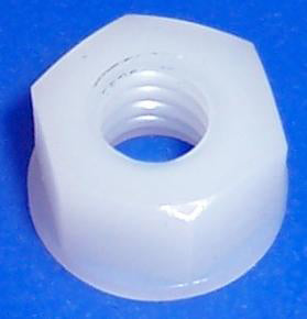 NUT 1/4-20 NYLON BLK