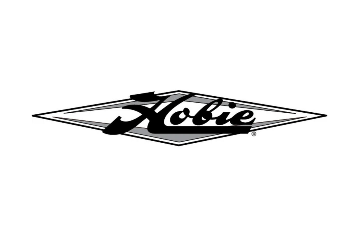 STICKER  "HOBIE DIAMOND"- BLACK (polyester)