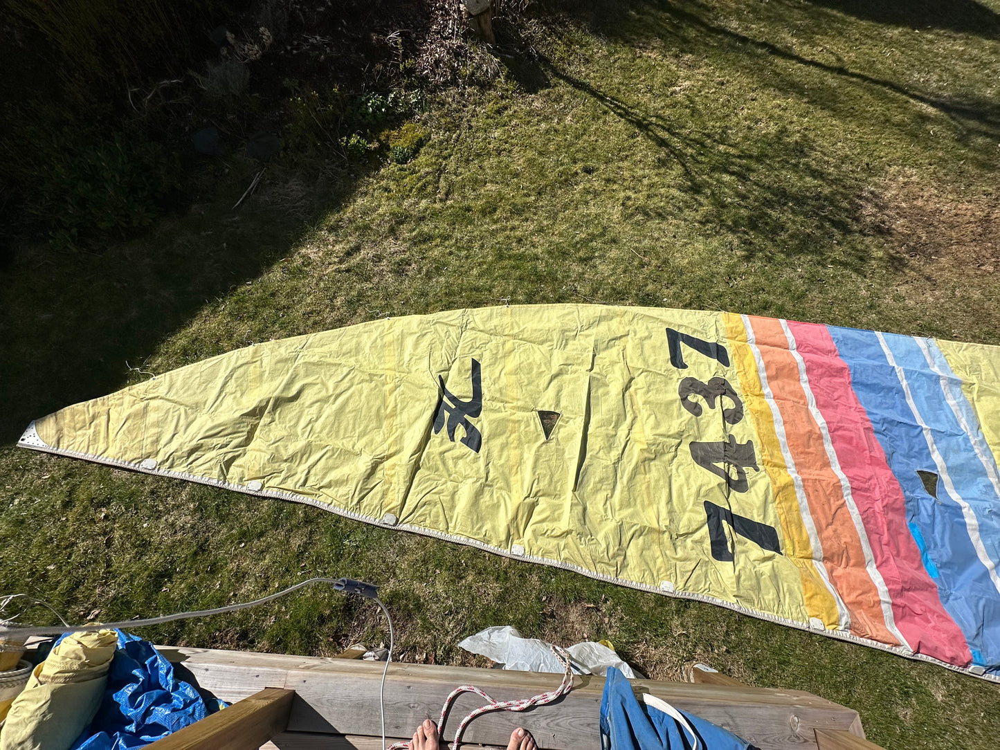 Hobie 18 segel - begagnat (många färger, inkl fock...)