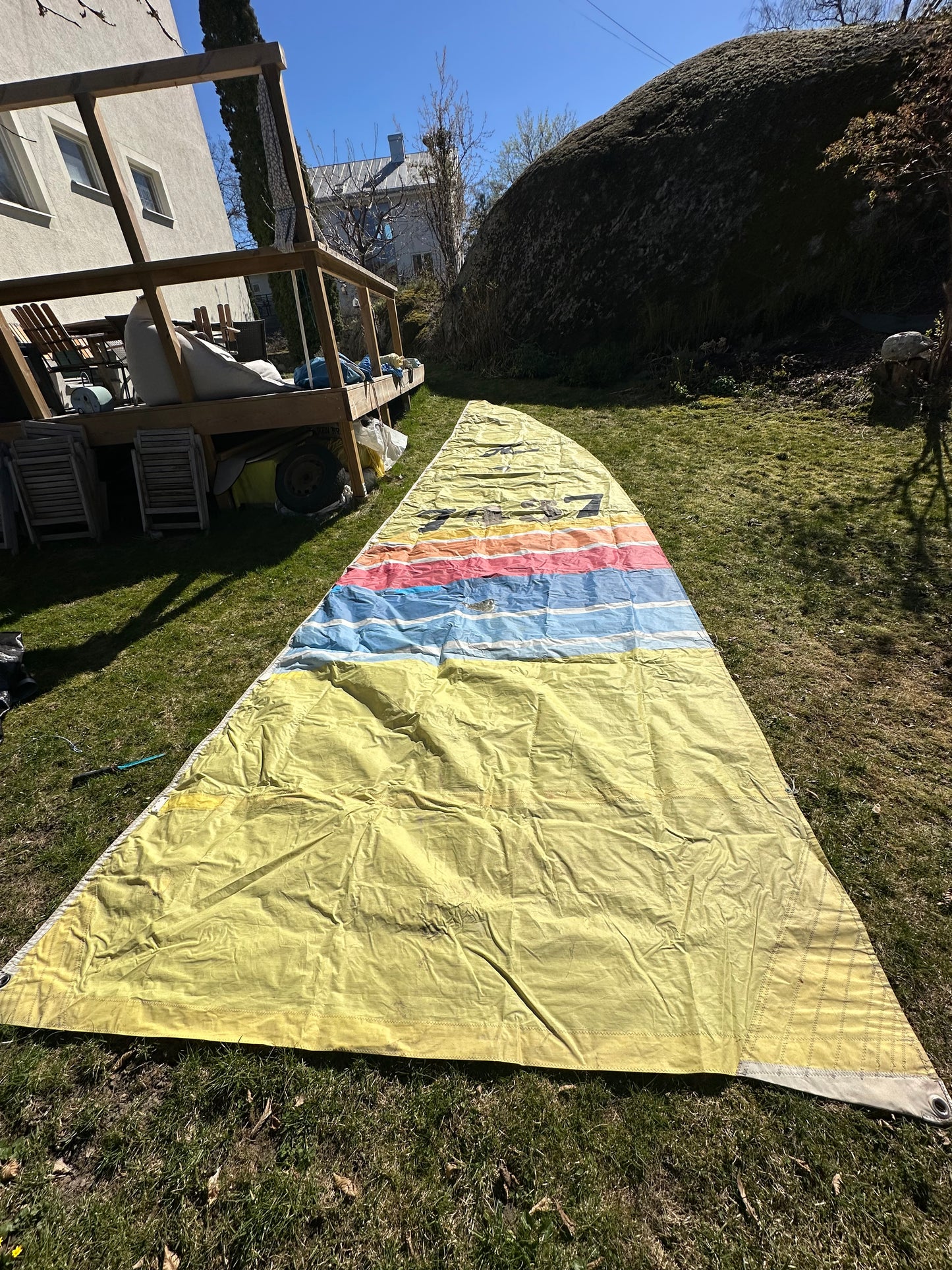 Hobie 18 segel - begagnat (många färger, inkl fock...)