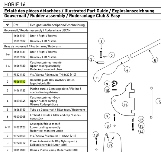 WASHER MD8 A4 (SAF1416 + MAG)