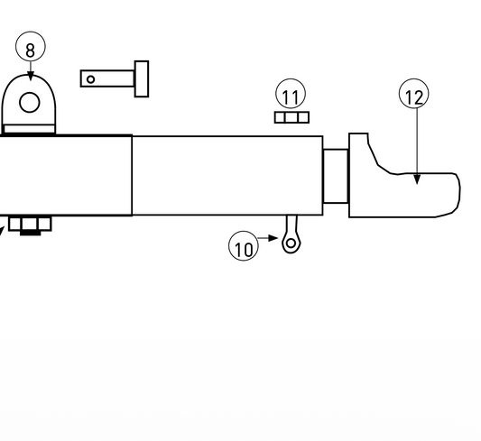 TILLER ADJUSTING SCREW