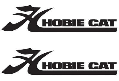 STICKER "HOBIE CAT" BLACK H150MM